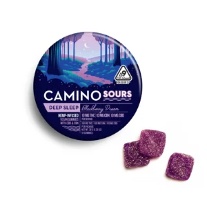 Camino Sours Blackberry Dream 'Deep Sleep' 10mg THC : 10mg CBN : 10mg CBD Gummies